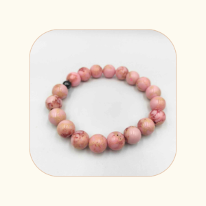 Jaspis kamień odwagi - Różowy osad morski