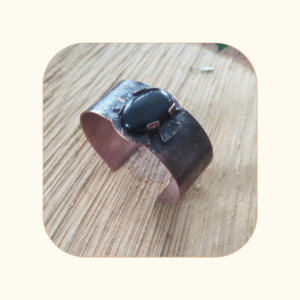 Bransoletka 30mm z obsydianem