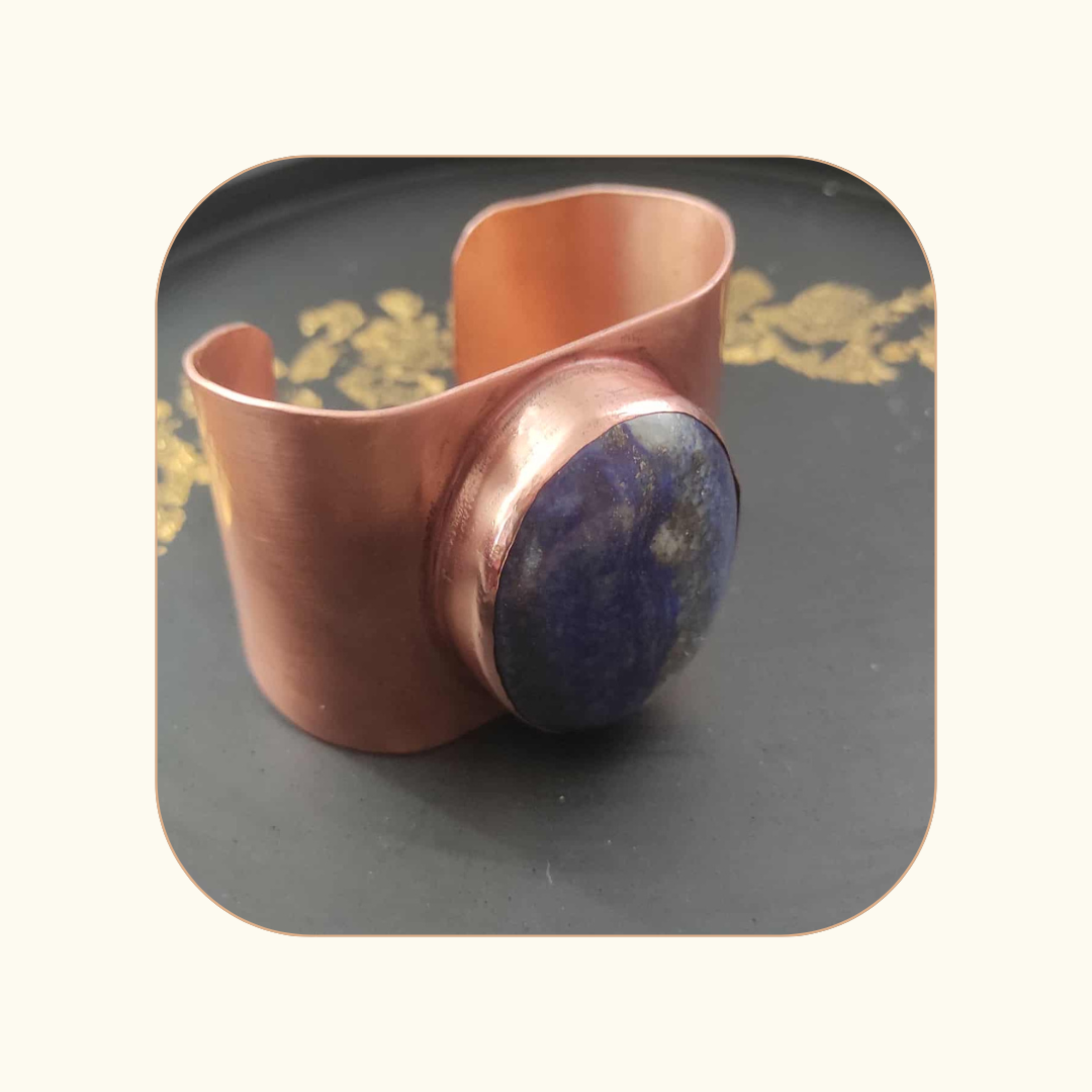 Bransoletka 50mm lapis lazuli - obrazek 3