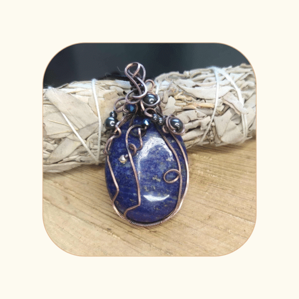 Wisior duży Lapis Lazuli
