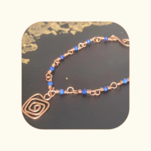 Bransoletka SPIRALA ŻYCIA Lapis Lazuli