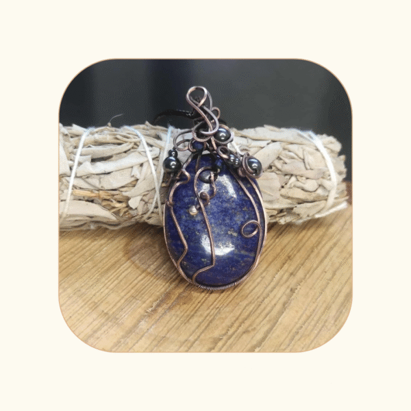 Wisior duży Lapis Lazuli - obrazek 2