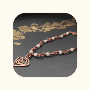 Bransoletka SPIRALA ŻYCIA Kamień księżycowy