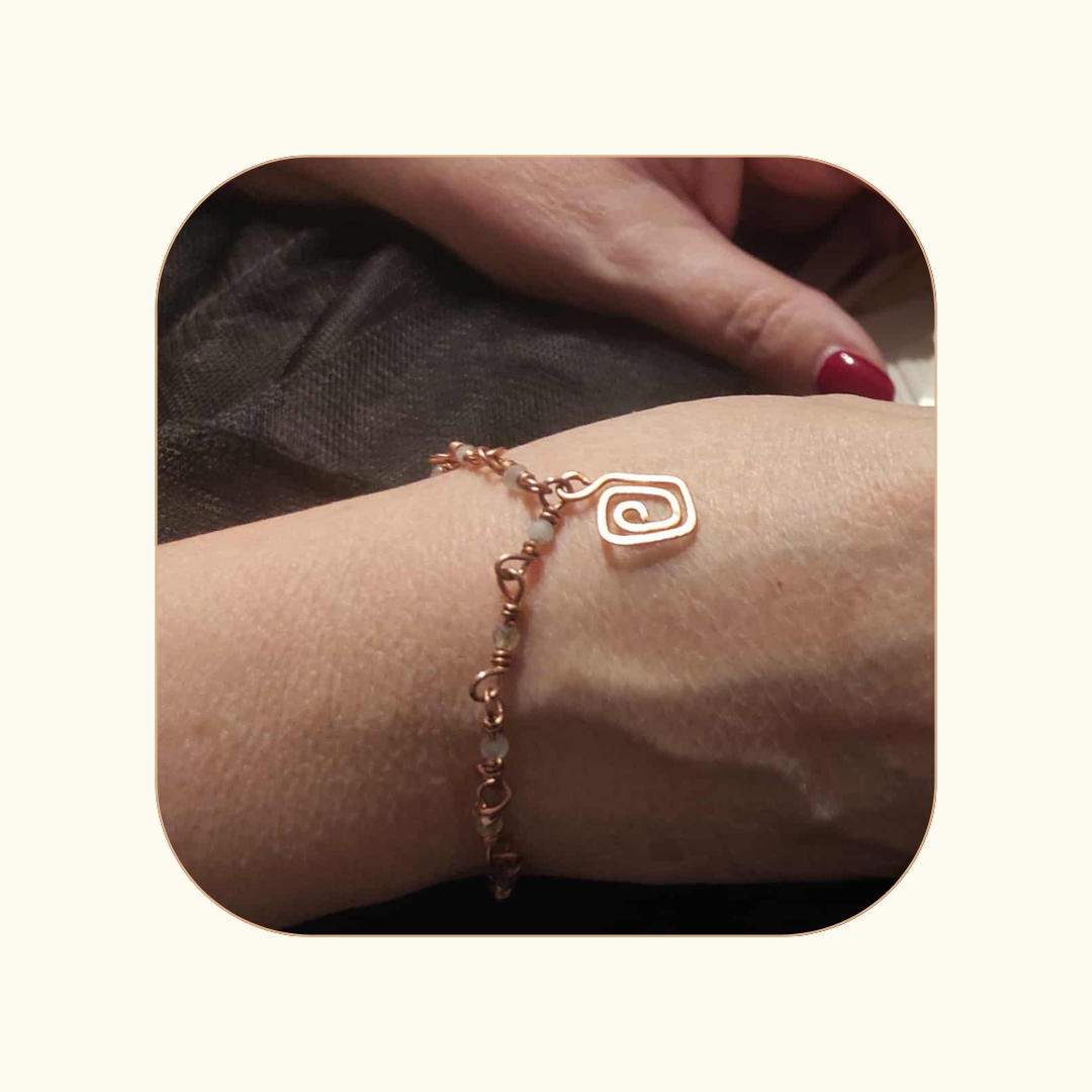 Bransoletka SPIRALA ŻYCIA Kwarc - obrazek 2