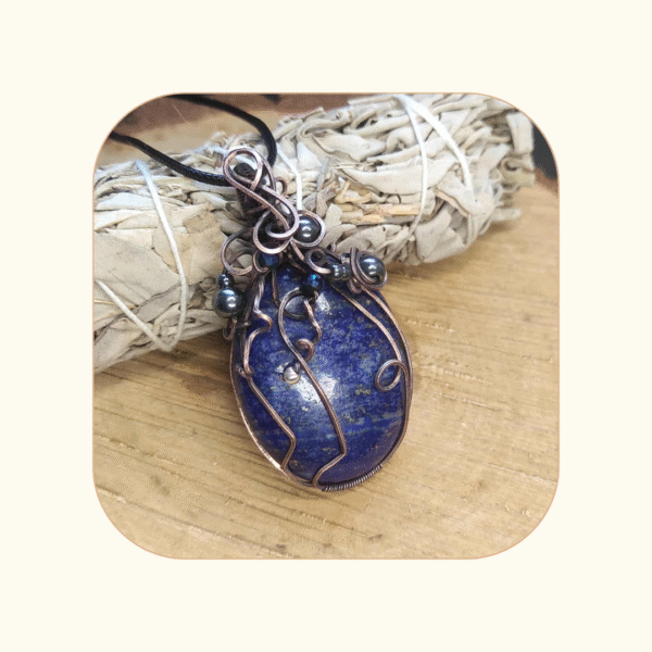 Wisior duży Lapis Lazuli - obrazek 3