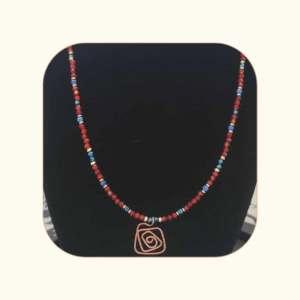 Naszyjnik Światło Mocy - karneol, hematyt, lapis lazuli