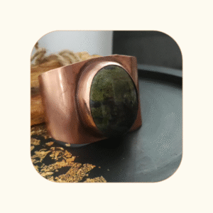 Bransoletka 50mm jaspis "smocza krew"