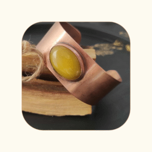 Bransoletka 25mm jaspis żółty