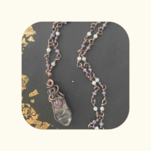 Naszyjnik z królewski Kryształ