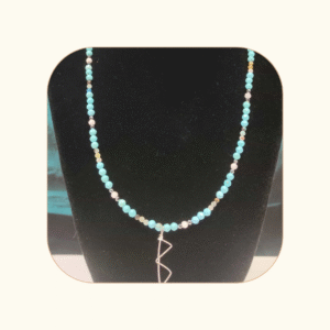 Kwitnę bo mogę BERKANO-turkus, chryzokola, kamień księżycowy. srebro925