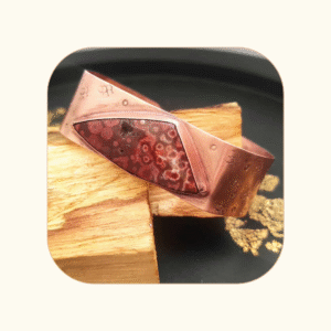 Bransoletka 20mm makowy jaspis