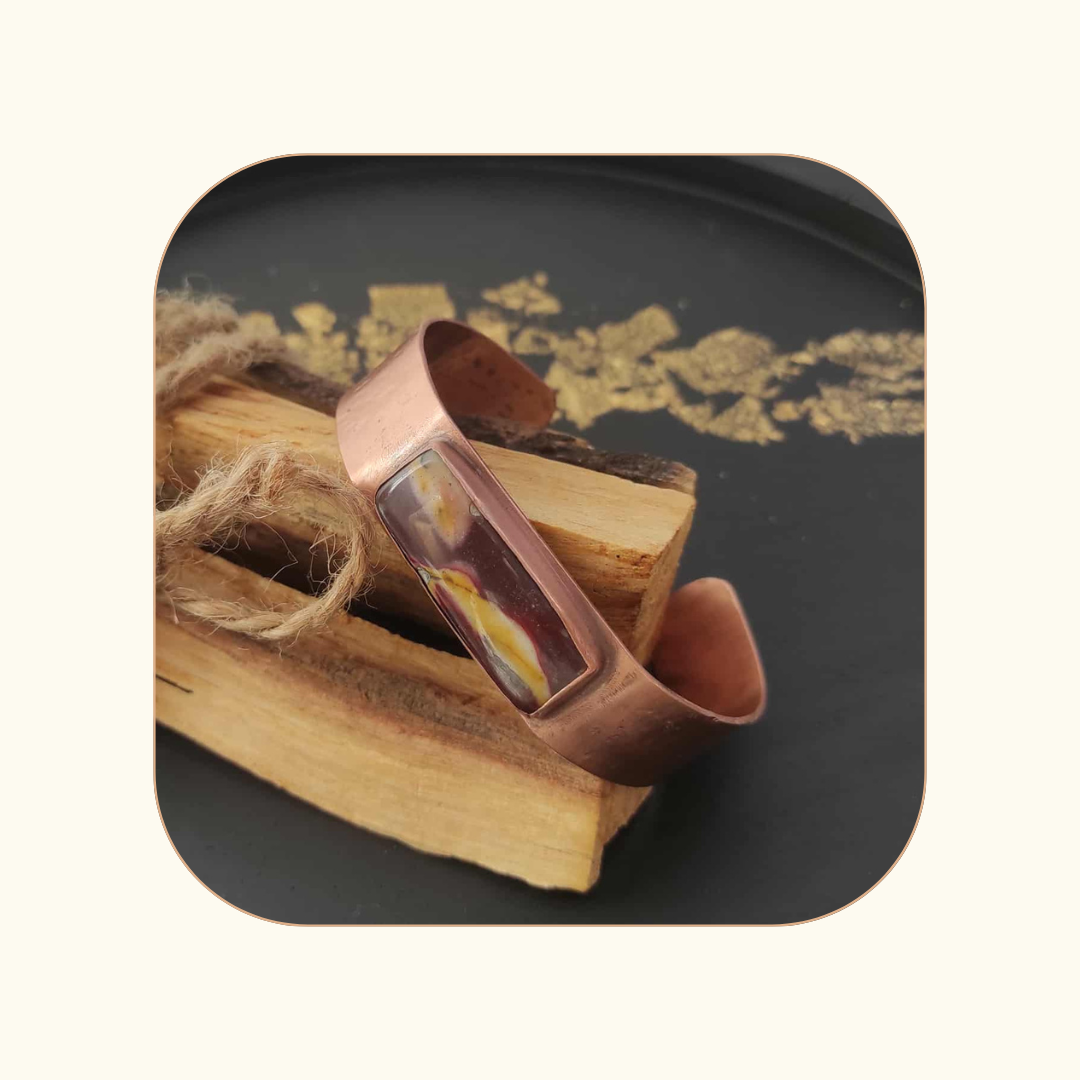 Bransoletka 15mm mokait - obrazek 2