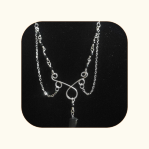 Naszyjnik królewski czarny turmalin