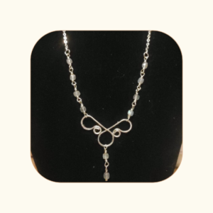 Naszyjnik królewski labradoryt