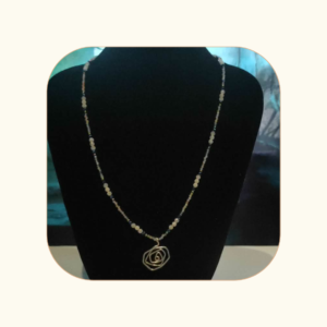 Spirala życia - obsydian, cytryn, ametyst