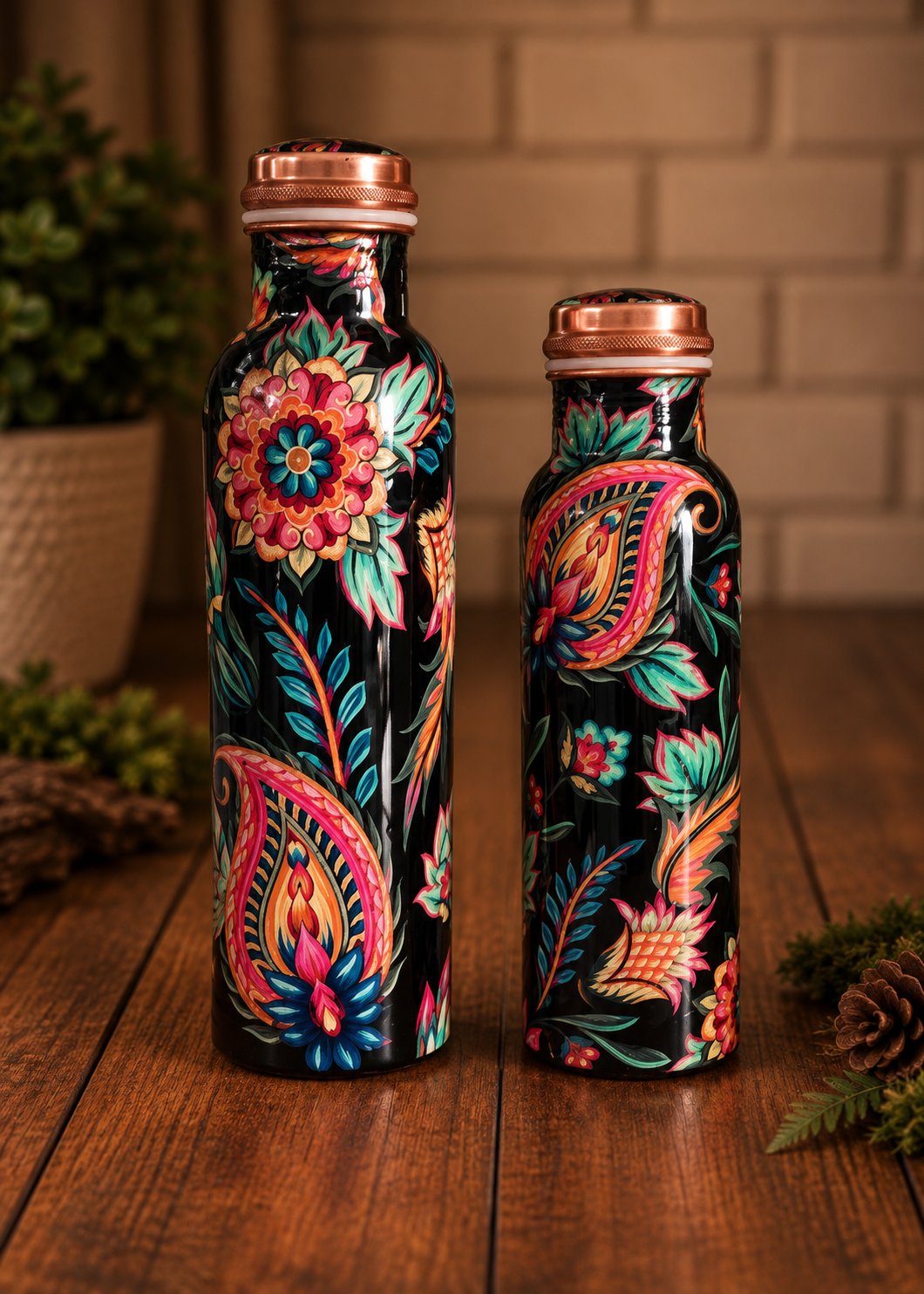 Butelka miedziana drukowana 750ml