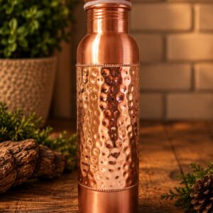 Butelka miedziana młotkowana 950ml